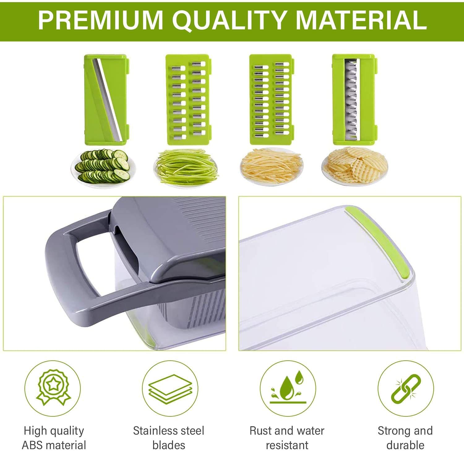 12 In 1 Manual Vegetable Chopper Kitchen