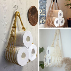 Paper Roll Cotton Rope Storage Hanging Bag