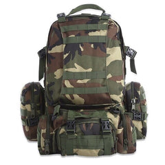 50L Outdoor Backpack Molle Military Tactical Backpack Rucksack Sports