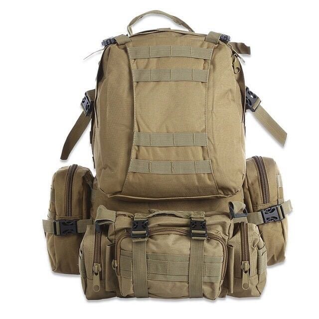 50L Outdoor Backpack Molle Military Tactical Backpack Rucksack Sports