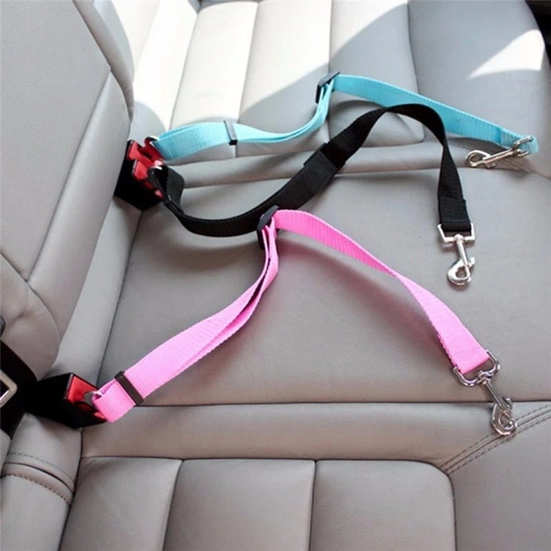 Adjustable Pet Car Seat Belt - Safety Harness Clip