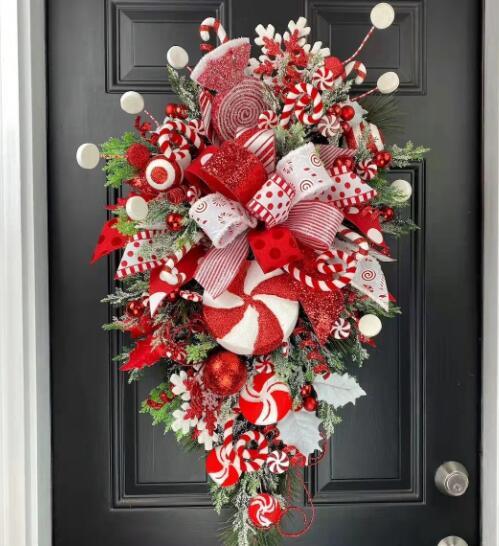 Big Christmas Door Wreaths Christmas Wall Decoration