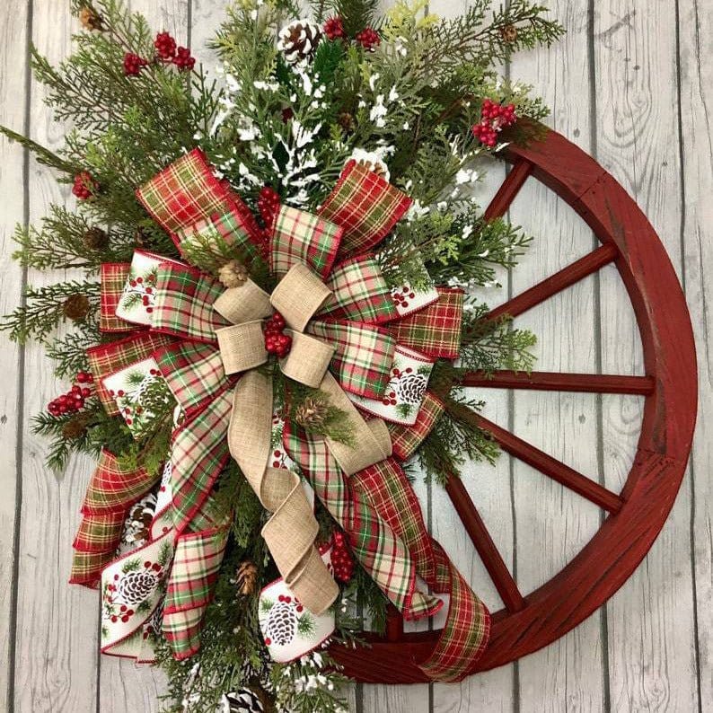 Big Christmas Door Wreaths Christmas Wall Decoration