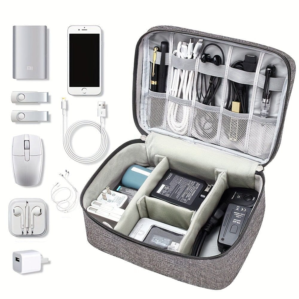 Cable Charger Organizer Case