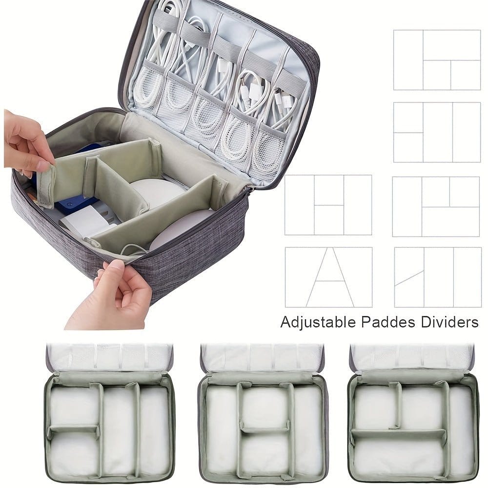 Cable Charger Organizer Case