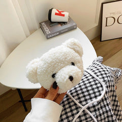 Cartoon Soft Cute Single Shoulder Plush Bag