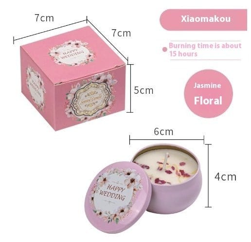 Dried Flower Fragrance Candle Flower Fragrance Incense Candle