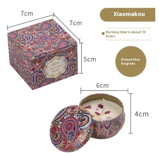 Dried Flower Fragrance Candle Flower Fragrance Incense Candle