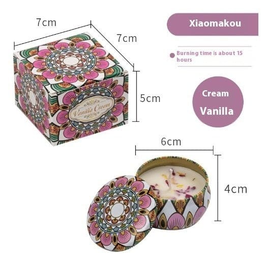 Dried Flower Fragrance Candle Flower Fragrance Incense Candle