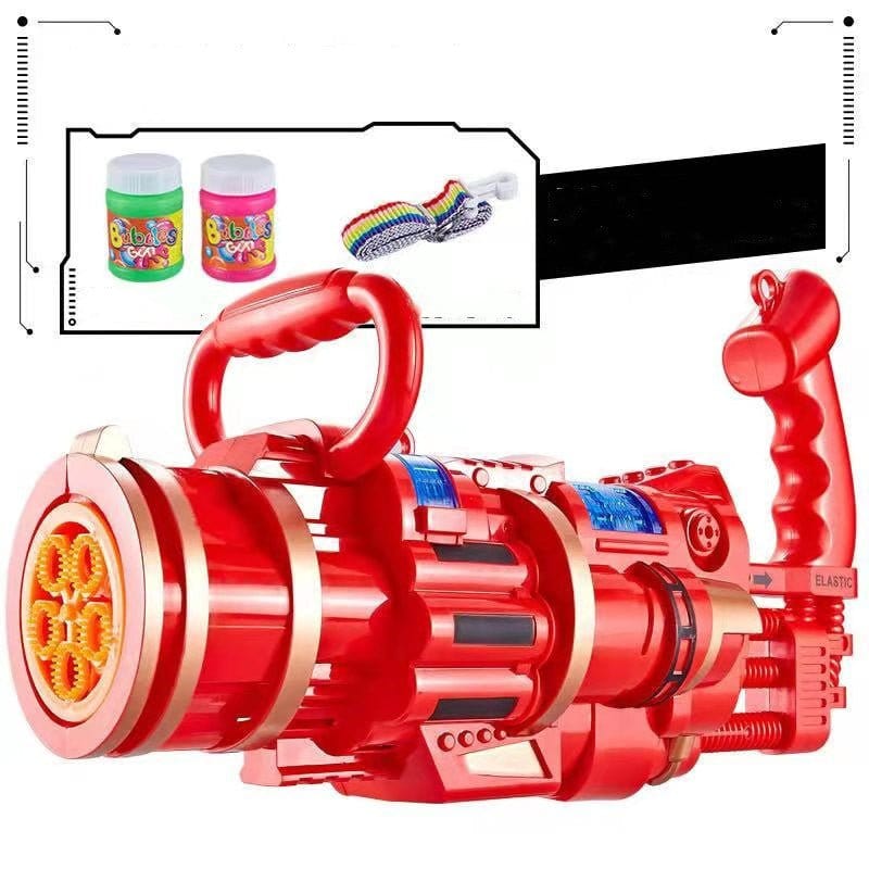 Gatling Bubble Gun Machine Children'S Automatic Electric Bubble Machine