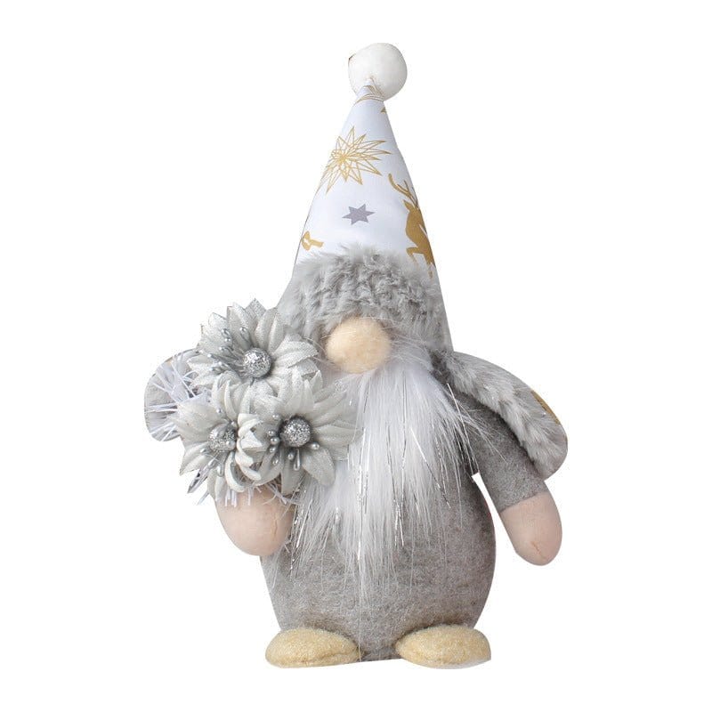 Hooded Faceless Doll Santa Claus Ornament