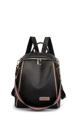 Large capacity pu ladies backpack