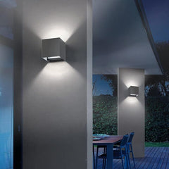 LED Outdoor Light With Motion Detector Up Down Outside Inside Sensor Outdoor Lamp