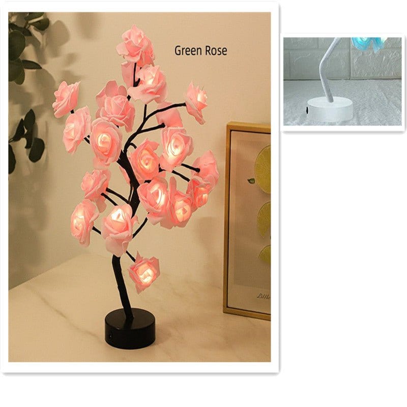 LED Rose Table Lamp Decoration