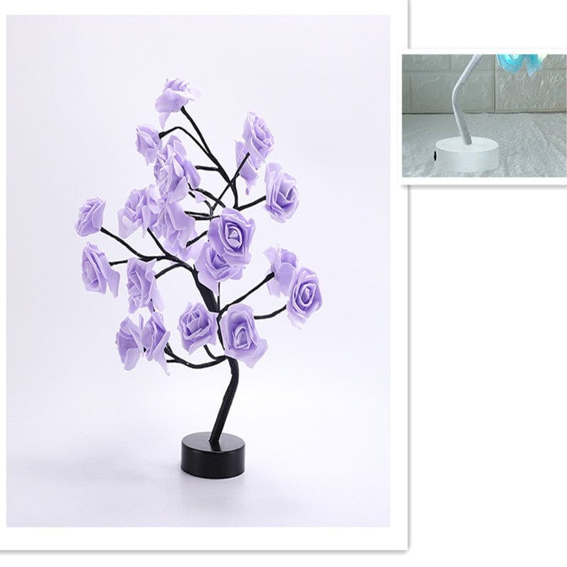 LED Rose Table Lamp Decoration