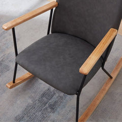 Modern Rocking Chair Comfortable Side Chair For Nursery, Bedroom, Living Room