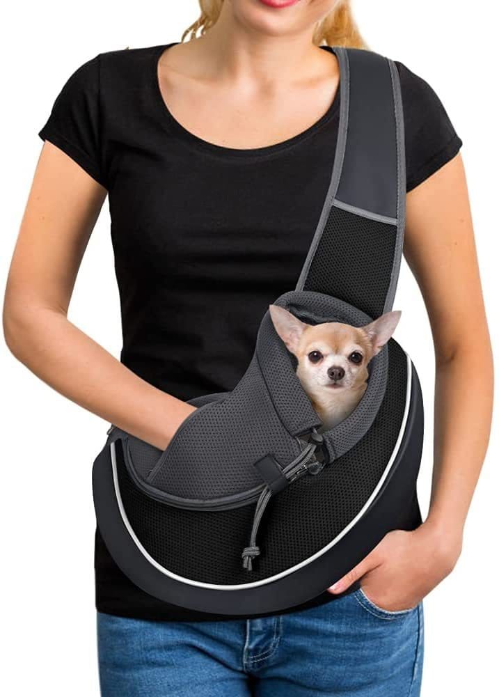 Outdoor Portable Carrying Pets Crossbody Bag For Dogs / Cats