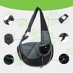 Outdoor Portable Carrying Pets Crossbody Bag For Dogs / Cats