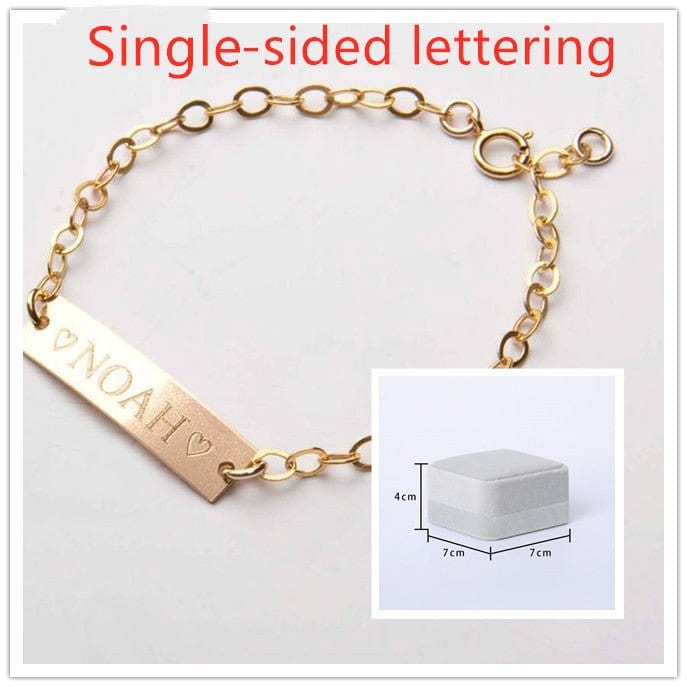 Personalized lettering children bracelet