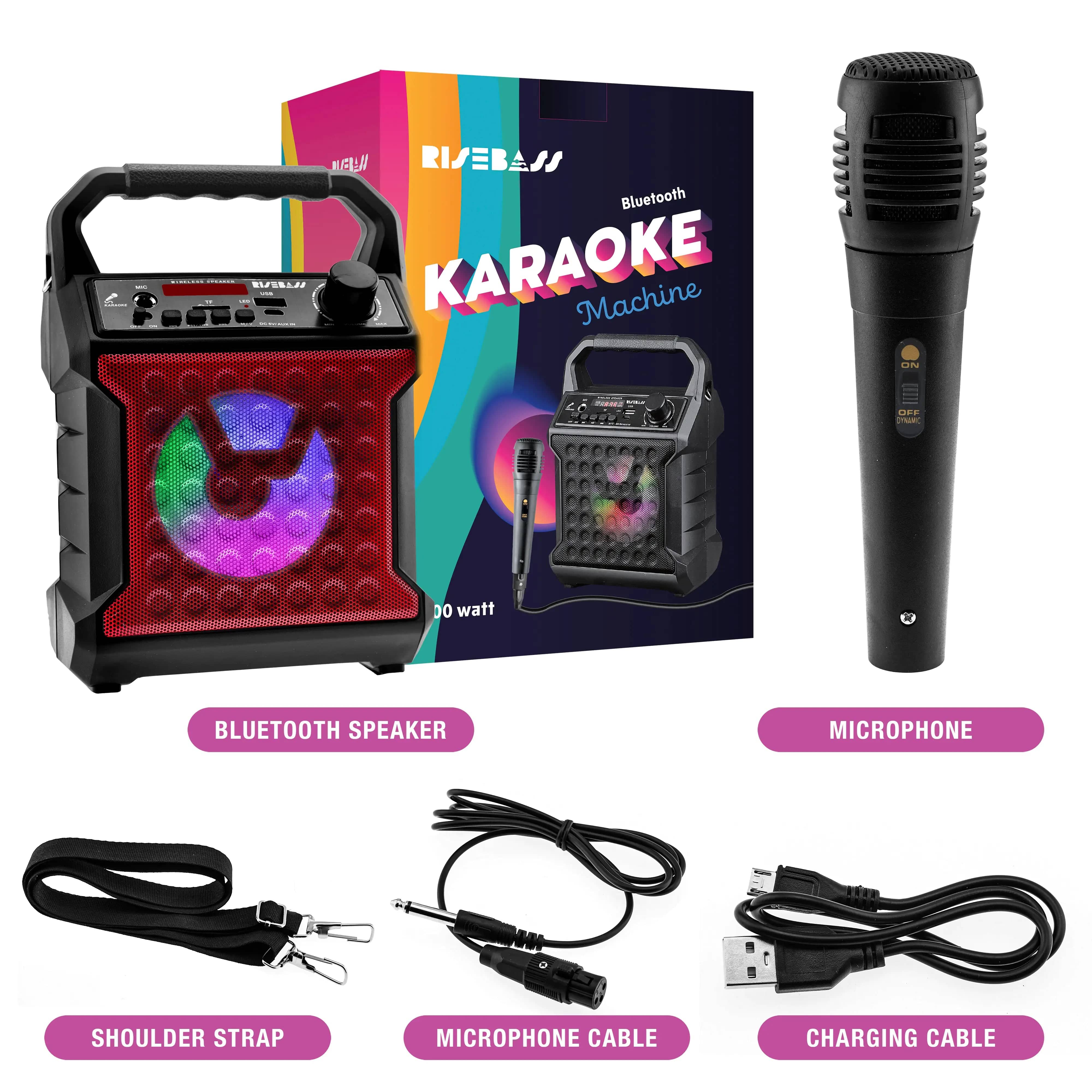 Portable Karaoke Machine with Microphone