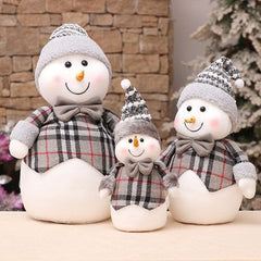 Snowman adornment props christmas decorations