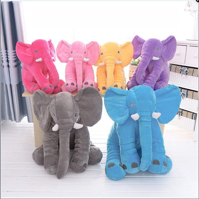 Soft Comfort Elephant Plush Toy Accompany Sleeping Baby Sleep Child Pillow Leather Shell